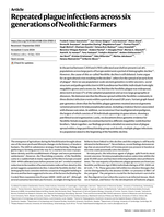 Repeated plague infections across six generations of Neolithic Farmers