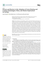 Drivers and Barriers in the Adoption of Green Heating and Cooling Technologies: Policy and Market Implications for Europe