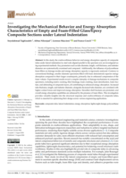 Investigating the Mechanical Behavior and Energy Absorption Characteristics of Empty and Foam-Filled Glass/Epoxy Composite Sections under Lateral Indentation