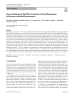 Ground, Ceiling and Wall Effect Evaluation of Small Quadcopters in Pressure-controlled Environments