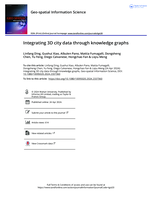 Integrating 3D city data through knowledge graphs