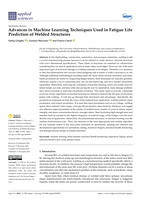 Advances in Machine Learning Techniques Used in Fatigue Life Prediction of Welded Structures