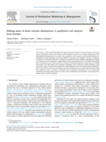 Making sense of smart tourism destinations: A qualitative text analysis from Sweden