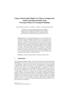 Using a Well-Founded Multi-level Theory to Support the Analysis and Representation of the Powertype Pattern in Conceptual Modeling