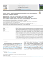 “Flower power”: How flowering affects spectral diversity metrics and their relationship with plant diversity