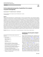 On the mathematical properties of spatial Rao’s Q to compute ecosystem heterogeneity