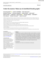 Under the mantra:‘Make use of colorblind friendly graphs’