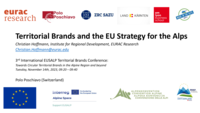 Territorial Brands and the EU Strategy for the Alps