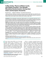 Coffee Intake, Plasma Caffeine Levels, and Kidney Function: Two-Sample Mendelian Randomization Among East Asian and European Ancestries