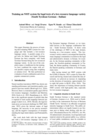 Training an NMT system for legal texts of a low-resource language variety (South Tyrolean German – Italian)