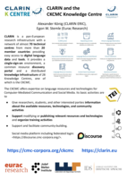 CLARIN and the CKCMC Knowledge Centre