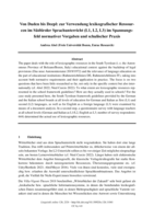 Von Duden bis Deepl: zur Verwendung lexikografischer Ressourcen im Südtiroler Sprachunterricht (L1, L2, L3) im Spannungsfeld normativer Vorgaben und schulischer Praxis