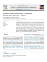 Technological trends in mountain logistics: A patent analysis