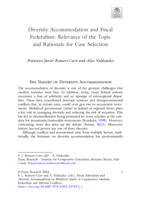 Diversity Accommodation and Fiscal Federalism: Relevance of the Topic and Rationale for Case Selection