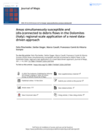 Areas simultaneously susceptible and (dis-)connected to debris flows in the Dolomites (Italy): regional-scale application of a novel data-driven approach