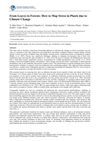 From Leaves to Forests: How to Map Stress in Plants due to Climate Change