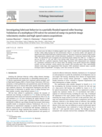 Investigating lubricant behavior in a partially flooded tapered roller bearing: Validation of a multiphase CFD solver for aerated oil sump via particle image velocimetry studies and high-speed camera acquisitions