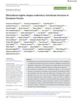 Silvicultural regime shapes understory functional structure in European forests