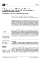 Endangered Commons? Modeling the Effects of Demographic Trends Coupled with Admission Rules to Common Property Institutions