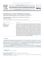 Navigating the new normal: Exploring the evolution of entrepreneurship education in the aftermath of COVID-19