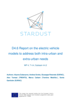 Stardust: D 4.6 Report on the electric vehicle models to address both intra-urban and extra-urban needs, WP 4, T 4.4, Subtask 4.4.2