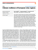 Climate resilience of European wine regions