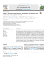 Effects of phylogenetic associations on environmental and temporal niche partitioning among sympatric mammals
