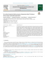 Do carbon footprint labels promote climatarian diets?: Evidence from a large-scale field experiment