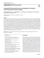 Automated GIS-based decision tool for rehabilitation of a drinking water infrastructure in Tlemcen, Algeria