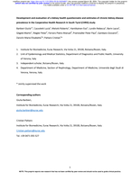 Development and evaluation of a kidney health questionnaire and estimates of chronic kidney disease prevalence in the Cooperative Health Research In South Tyrol (CHRIS) study [preprint]