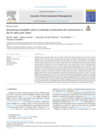 Quantifying intangible values of wetlands as instrument for conservation in the Po delta park (Italy)