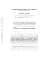 Understanding the Semantic SQL Transducer