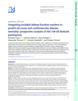 Integrating multiple kidney function markers to predict all-cause and cardiovascular disease mortality: prospective analysis of 366,758 UK Biobank participants
