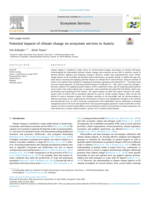 Potential impacts of climate change on ecosystem services in Austria