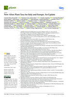 New Alien Plant Taxa for Italy and Europe: An Update