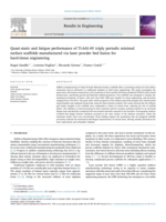 Quasi-static and fatigue performance of Ti-6Al-4V triply periodic minimal surface scaffolds manufactured via laser powder bed fusion for hard-tissue engineering