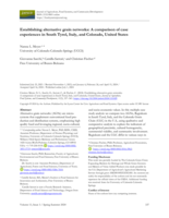 Establishing alternative grain networks: A comparison of case experiences in South Tyrol, Italy, and Colorado, United States