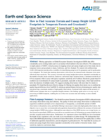 How to Find Accurate Terrain and Canopy Height GEDI Footprints in Temperate Forests and Grasslands?