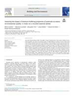 Assessing the impact of moisture buffering properties of materials on indoor environmental quality: A study on a recycled material plaster