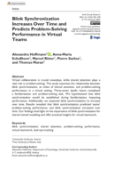 Blink Synchronization Increases Over Time and Predicts Problem-Solving Performance in Virtual Teams