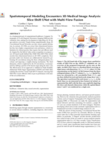 Spatiotemporal Modeling Encounters 3D Medical Image Analysis: Slice-Shift UNet with Multi-View Fusion