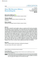 How We Perceive Others Resembling Us