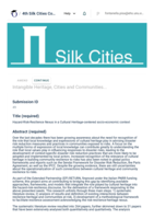 Hazard-Risk-Resilience Nexus in a Cultural Heritage-centered socio-economic context