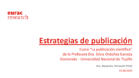Estrategias de publicación en estudios de pueblos indígenas