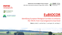 EuBIOCOR: identifying European Biological Corridors to enhance the TEN-N: from macroregional to local level