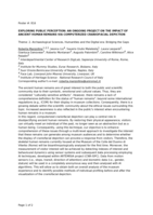 Exploring Public Perception: an ongoing project on the impact of Ancient Human Remains via Computerized Craniofacial Depiction