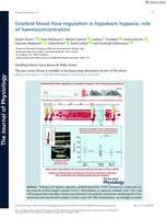Cerebral blood flow regulation in hypobaric hypoxia: role of haemoconcentration