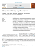 Validation of 3D thermal simulations of the Double C Block, a novel composite masonry unit, using in-situ U-value measurements