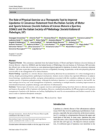 The Role of Physical Exercise as a Therapeutic Tool to Improve Lipedema: A Consensus Statement from the Italian Society of Motor and Sports Sciences (Società Italiana di Scienze Motorie e Sportive, SISMeS) and the&nbsp;Italian Society of Phlebology (Società Italiana di Flebologia, SIF)