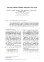 Multi-Phase Relaxation Labeling for Square Jigsaw Puzzle Solving